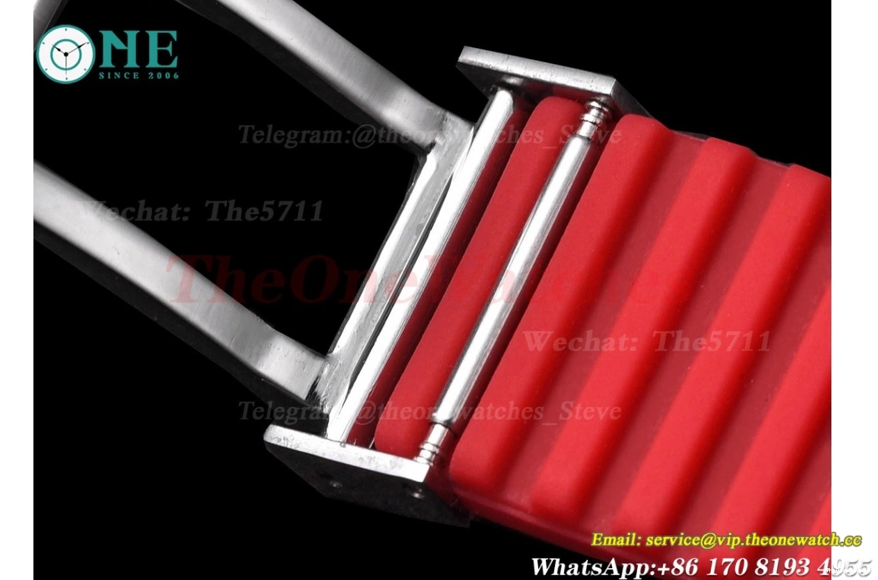 TWF Diamond Red RU Ladies SS Aquanaut 35mm A324 Bezel 0410